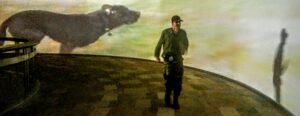 laufender Hund Banner